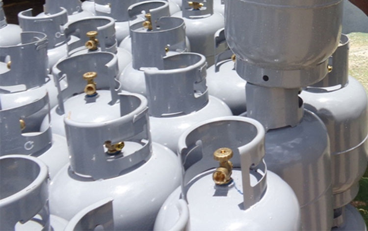Balas de gas licuado.
