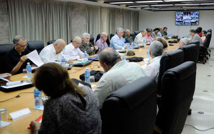 Videoconferencia sobre recuperación de territorios afectados por las lluvias.