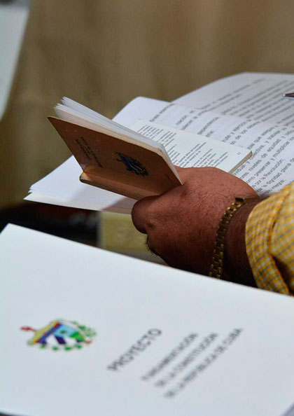 Análisis del Proyecto de Constitución de Cuba.