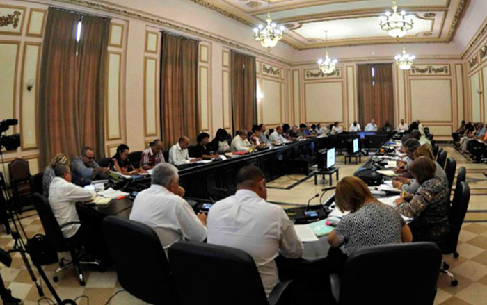 Reunión de presidentes de las asambleas provinciales del Poder Popular de Cuba.