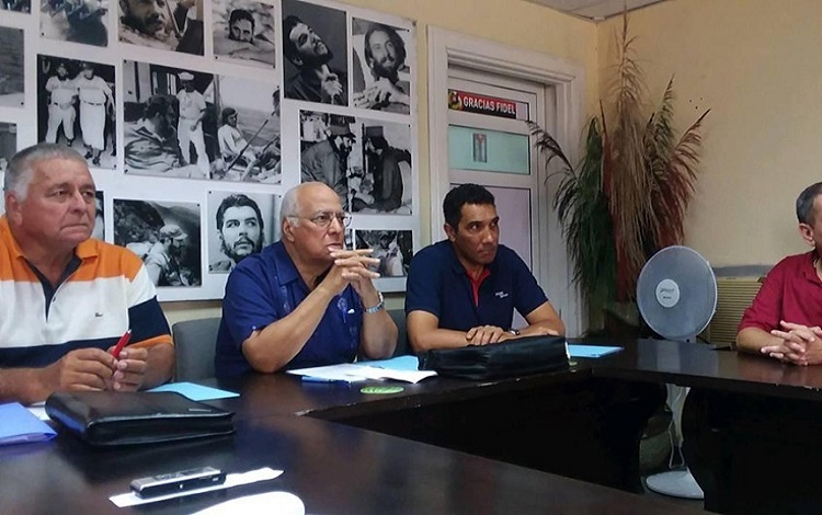 Ricardo Cabrisas y Rodrigo Malmierca en Santa Clara