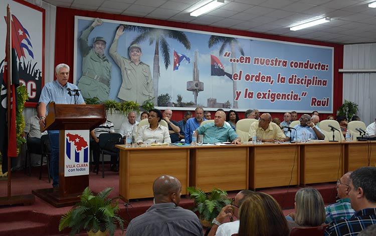 Conclusiones de la visita gubernamental a Villa Clara, el 16 de mayo de 2019.