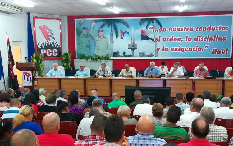 Miguel Díaz-Canel en Santa Clara