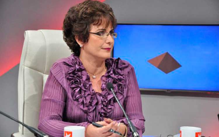 Marta Oramas Rivero, viceministra primera del Transporte.