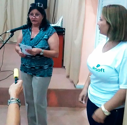 Esperanza González Barceló, vicepresidenta del Gobierno en Villa Clara. Esperanza González Barceló, vicepresidenta del Gobierno en Villa Clara.