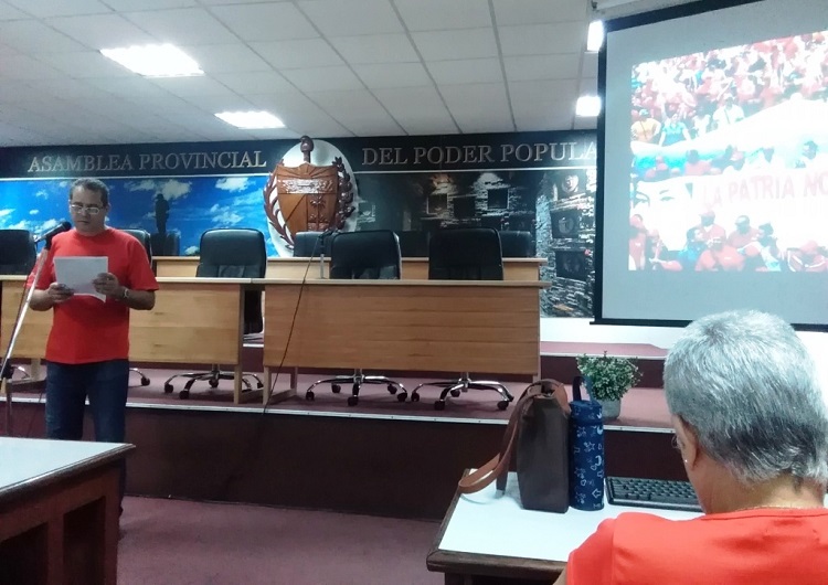 Acto de apoyo a Venezuela en Poder Popular Villa Clara Acto de apoyo a Venezuela en Poder Popular Villa Clara