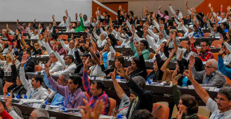 Diputados en sesión ordinaria de la Asamblea Nacional del Poder Popular.