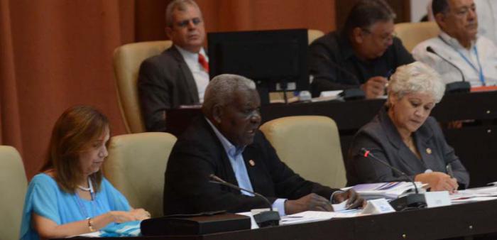 Esteban Lazo, presidente de la Asamblea Nacional del Poder Popular.