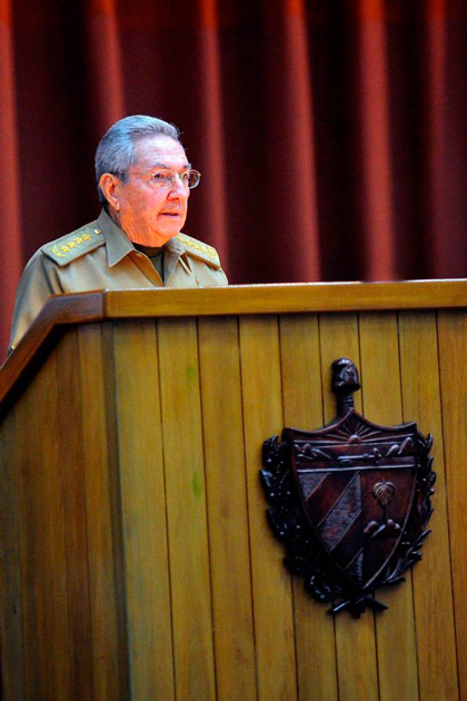 Raúl Castro Ruz, discurso en Asamblea Nacional.
