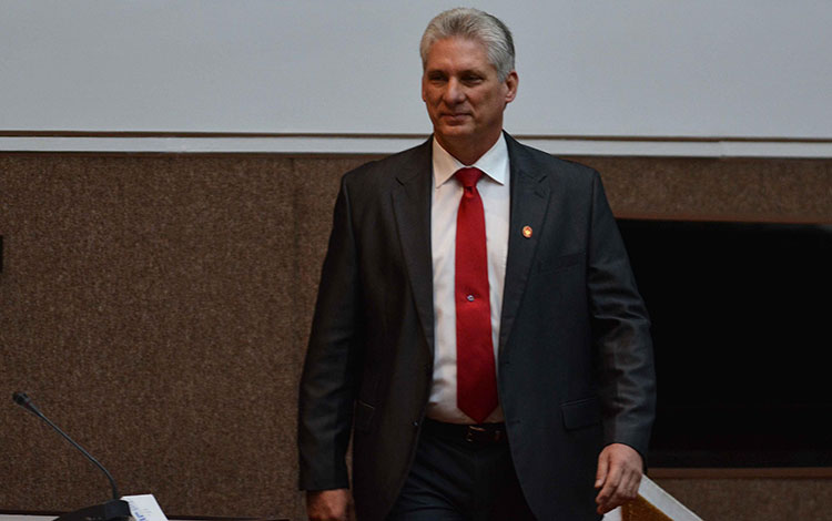 Presidente de los Consejos de Estado y de Ministros, Miguel Díaz Canel