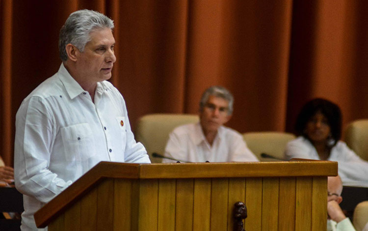 Miguel Díaz-Canel clausura Asamblea Nacional.