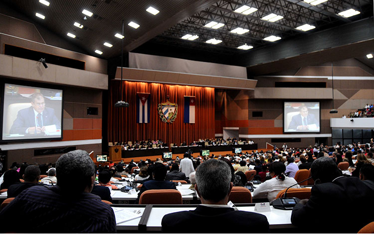 Sesión ordinaria de la Asamblea Nacional del Poder Popular.