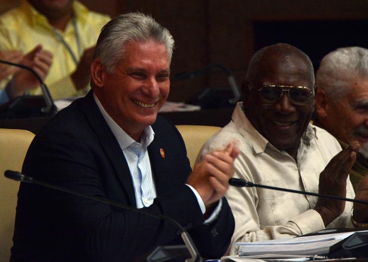 Miguel Dí­az-Canel, presidente de los Consejos de Estado y de Ministros.