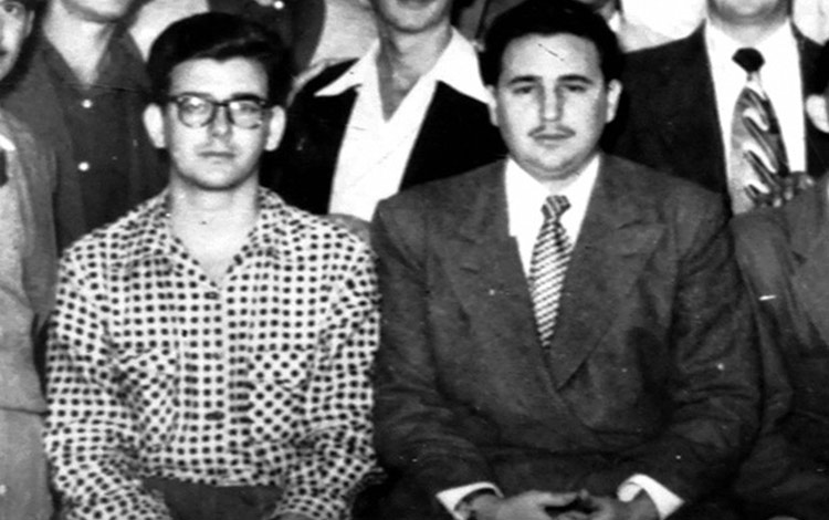 Abel Santamaría y Fidel Castro Ruz. 