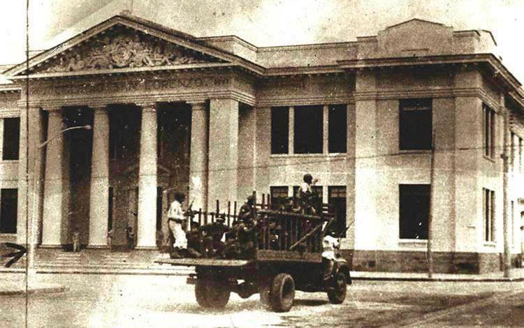 Colegio San Lorenzo, uno de los epicentros del alzamiento del 5 de septiembre de 1957 en Cienfuegos.