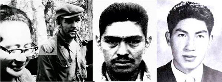 Che Guevara y guerrilleros que lo acompañaban el 8 de octubre de 1967.