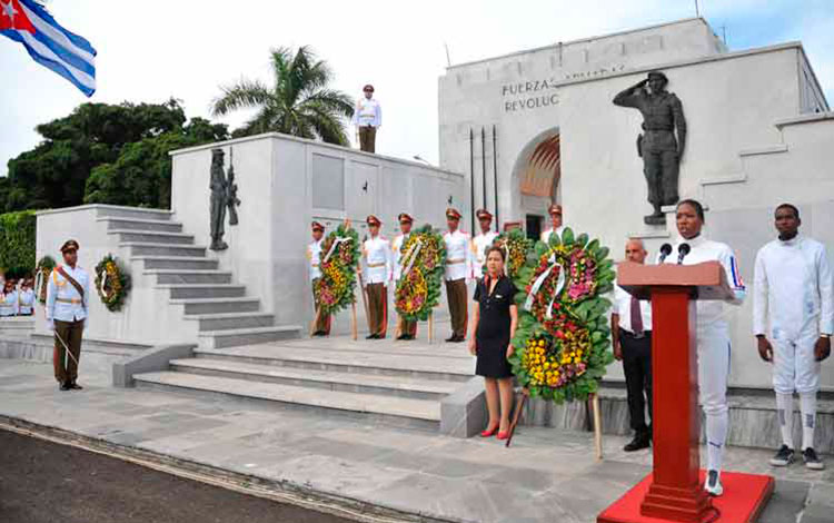 Homenaje a mártires de Barbados.