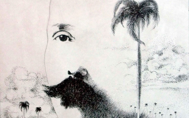 Ilustración sobre José Martí.
