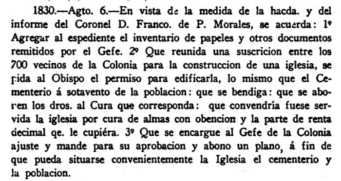 Cronologia histórica sobre Santa Domingo, en Villa Clara, Cuba.