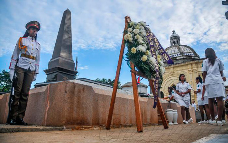 Homenaje a Máximo Gómez.