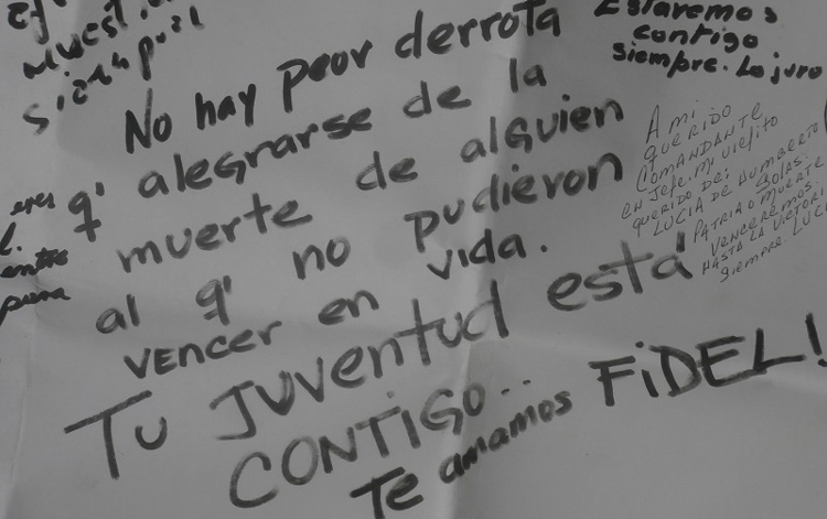 Dedicatorias a Fidel