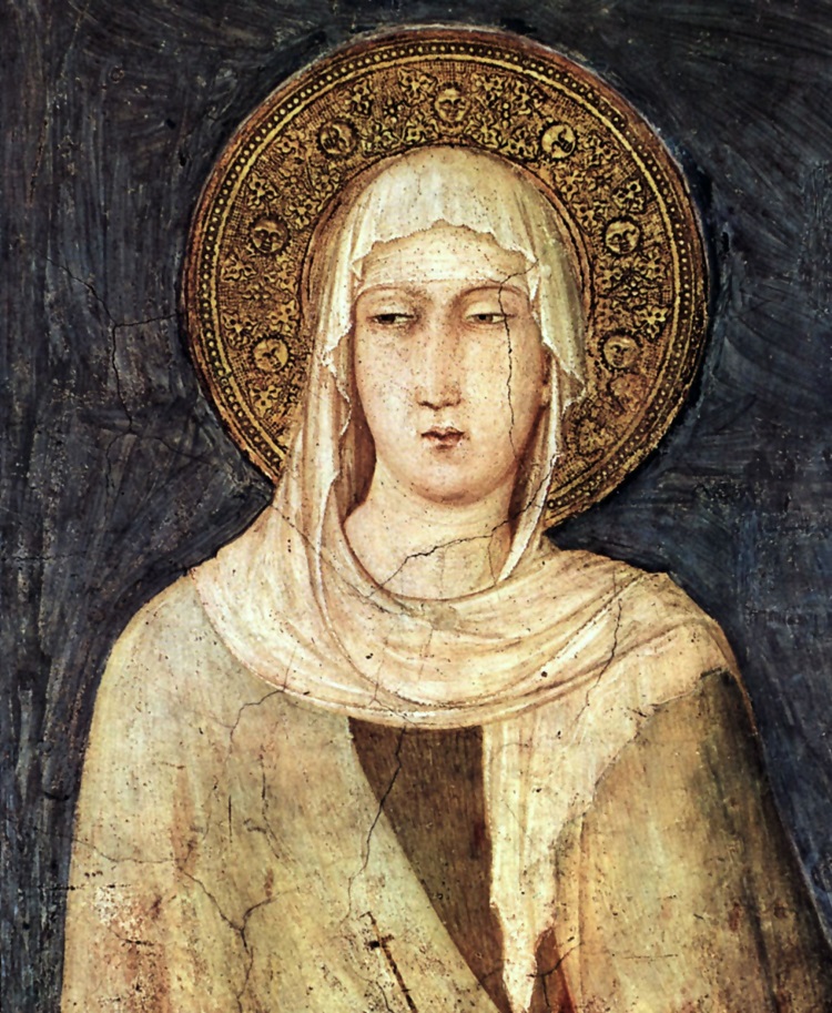 Santa Clara de Asís, fresco Santa Clara de Asís, fresco