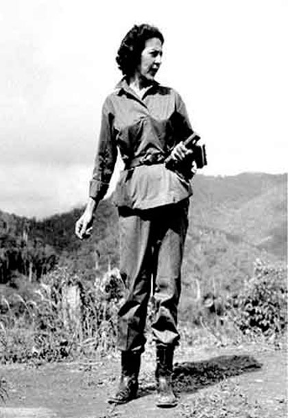 Celia Sánchez Manduley, combatiente revolucionaria de Cuba.
