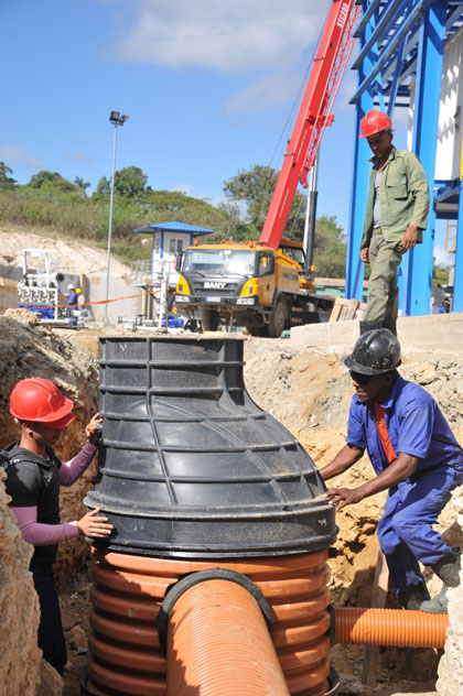 Construcción de nueva Planta Cloro Sosa, Sagua la Grande, Villa Clara.