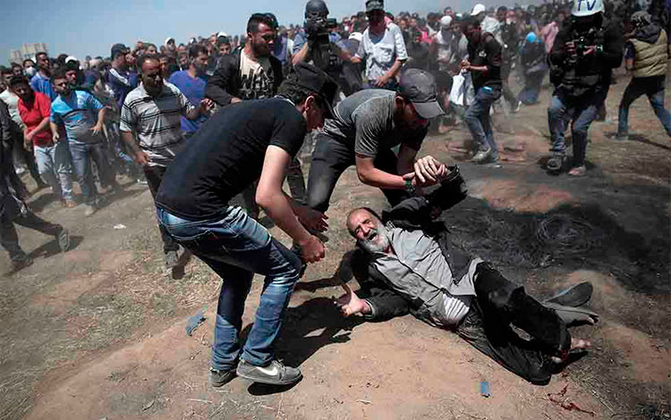 Agresión de Israel contra pueblo de Palestina.