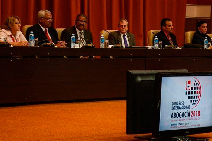 Congreso Abogací­a 2018 en La Habana.