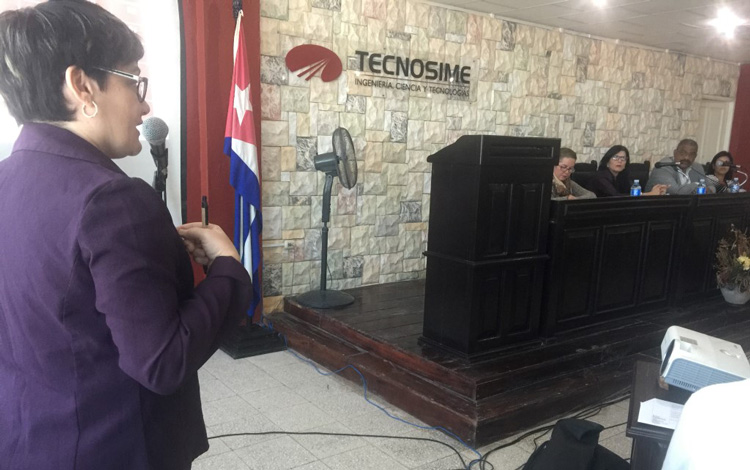 La presidenta de la Sala Primera de los Penal, Arianni Casas Pérez, dijo que todaví­a debe fortalecerse la revisión de pruebas, en aras de asegurar las mayores garantí­as judiciales.(Fotos: Narciso Fernández Ramí­rez)