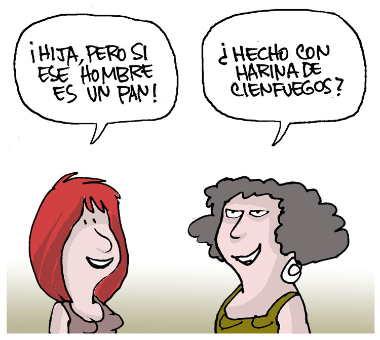 Caricatura de Alfredo Martirena sobre calidad de harina de pan. Caricatura de Alfredo Martirena sobre calidad de harina de pan.