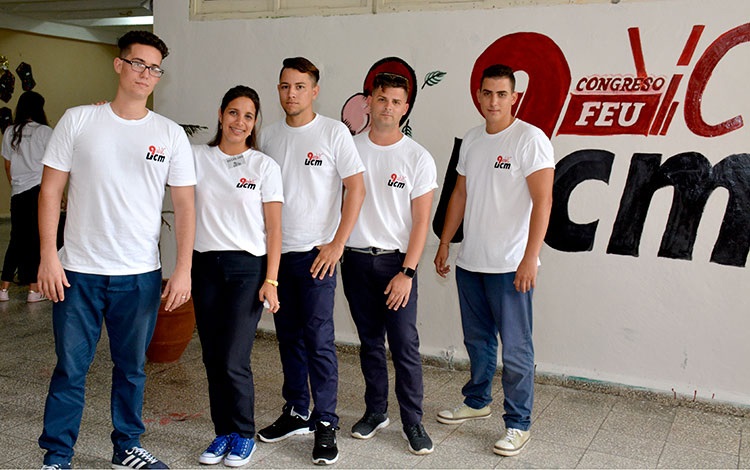 Delegados de la UCM al Congreso de la FEU