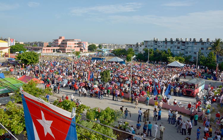 Acto por el 26 de Julio en Santa Clara.