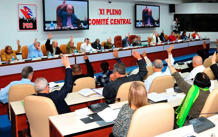 Pleno del Comité Central del Partido.