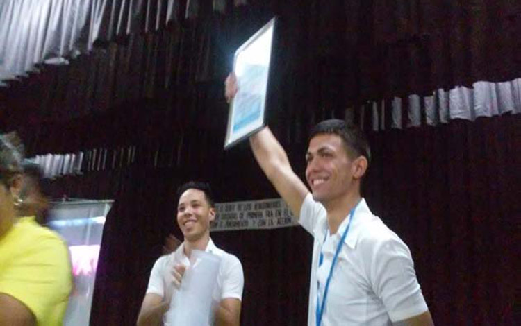 Mario Sergio Rodríguez Pérez, elegido delegado directo al Festival Mundial de la Juventud y los Estudiantes.