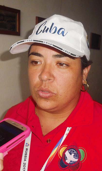 Zoila Nibeisy Delgado, primera secretaria de la UJC en Villa Clara.