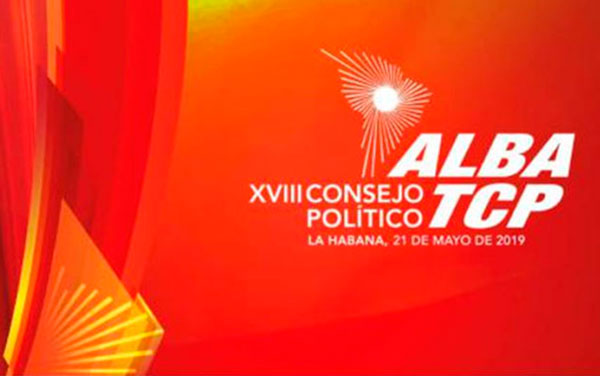 Cartel del 18 Consejo Político ALBA-TCP.
