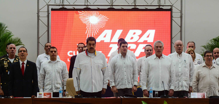 Presidencia de la XVII Cumbre de la Alianza Bolivariana para los Pueblos de Nuestra América -Tratado de Comercio de los Pueblos (ALBA-TCP).