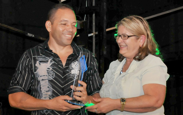 José Raúl Torres, premiado en Festival Provincial de Televisión de Villa Clara.