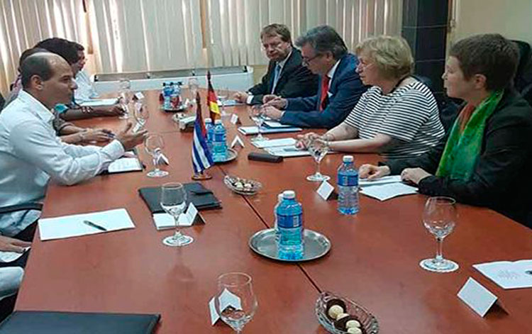 Vicecancilleres de Cuba y Alemania