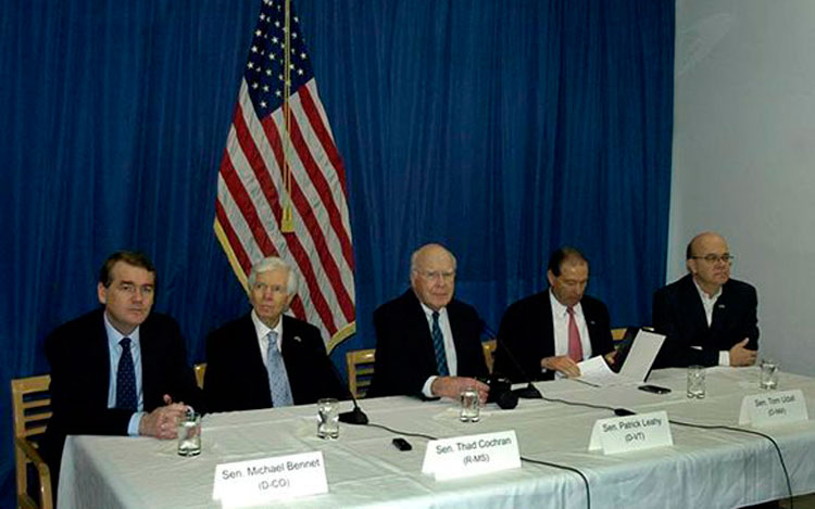 Senadores de Estados Unidos en Cuba