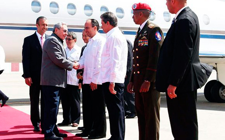 Raúl Castro en Venezuela