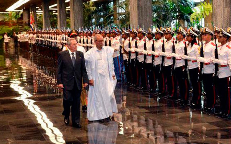 El General de Ejército Raúl Castro Ruz, recibió al compañero Brahim Ghali, Presidente de la República Árabe Saharaui Democrática (RASD)