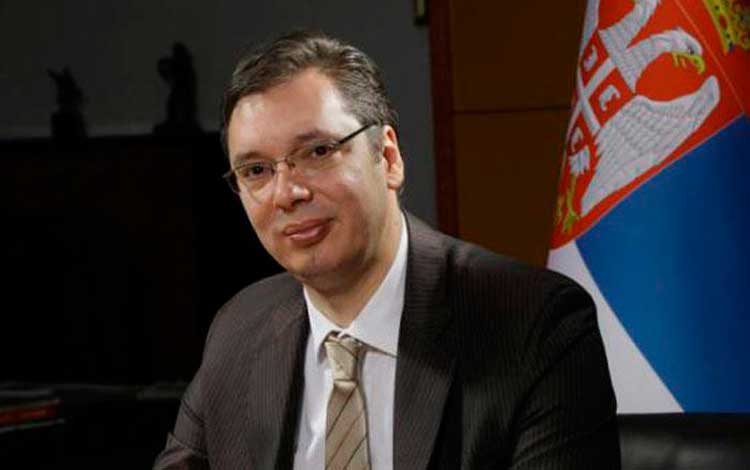 Presidente serbio, Aleksandar Vučić 