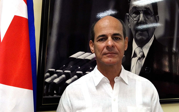 Rogelio Sierra, viceministro de Relaciones Exteriores de Cuba.