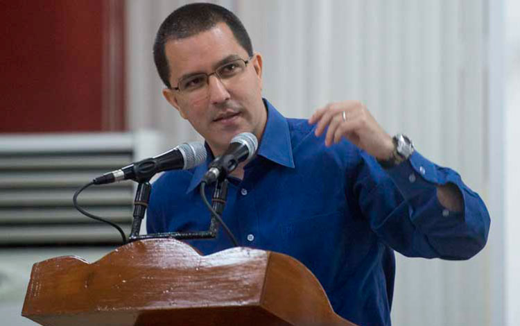 Jorge Arreaza, canciller de Venezuela.
