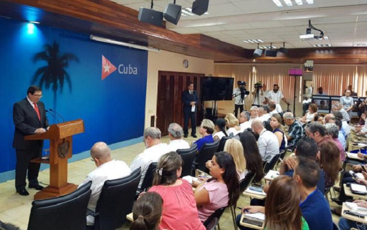 Conferencia de prensa del Minrex