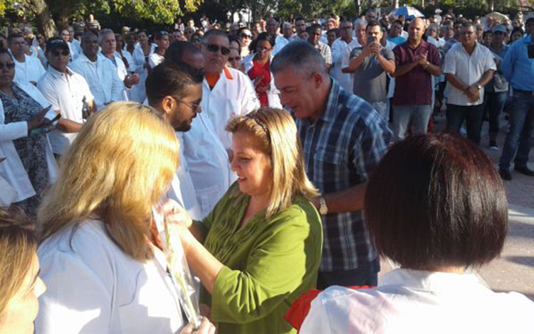 Homenaje a los trabajadores de la Salud en Villa Clara, 3 de diciembre de 2018.