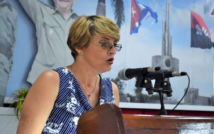 Dra. Lizette Pérez Perea, consultora de la Oficina de la Organización Panamericana de la Salud y de la Organización Mundial de la Salud en Cuba (OPS/OMS).